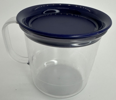 VTG Tupperware #2271 Pour Over Coffee Replacement Single Cup W Coaster Lid NOS