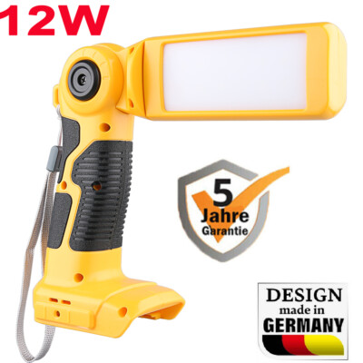 Für DeWalt 12W 18V DCL043 Akku Lampe Leuchte Handlampe Licht Arbeitsleuchte LED