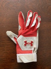 Under Armour Youth Baseball Batting Glove (Right Hand Only) Red OSFA