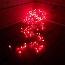 Festive Magic 100 LED Red Berry Lights