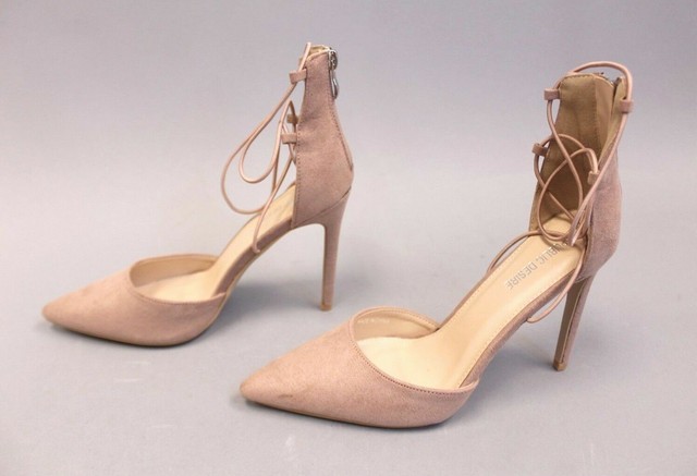 public desire volt tie up heeled shoes