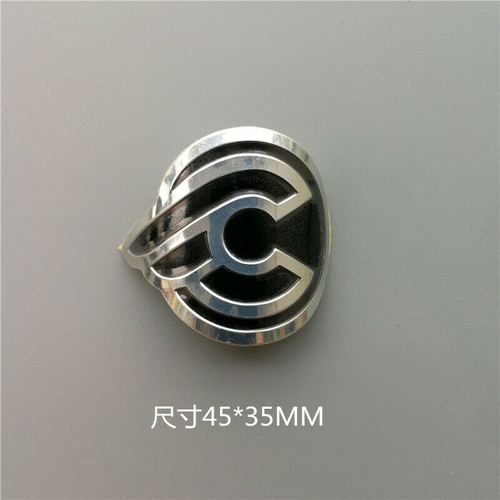 Cycling Emblem Tube DIY Bike Head Badge Aluminum Decals Stickers Front