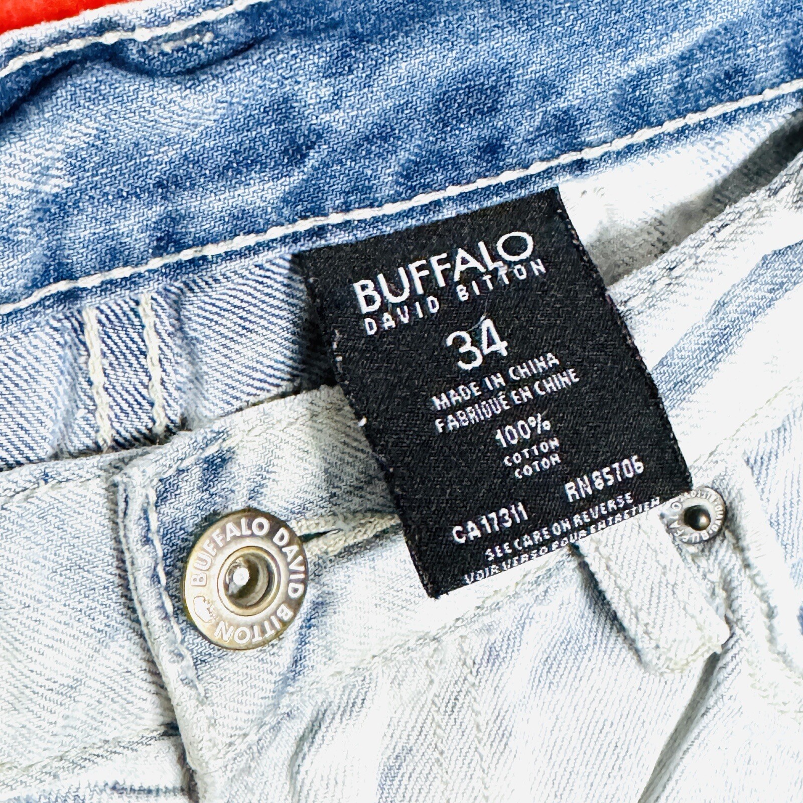 BUFFALO ~ DAVID BITTON . Six Basic . Slim Straigh… - image 9