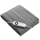 Sous-couverture chauffante 150x80 avec minuterie, gris, 100W