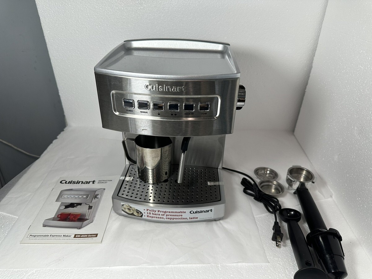 Cuisinart EM-200NP1 Programmable 15 Bar Espresso Maker | eBay