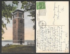 1946 New York Postcard - Chautauqua - Miller Memorial Bell Tower 