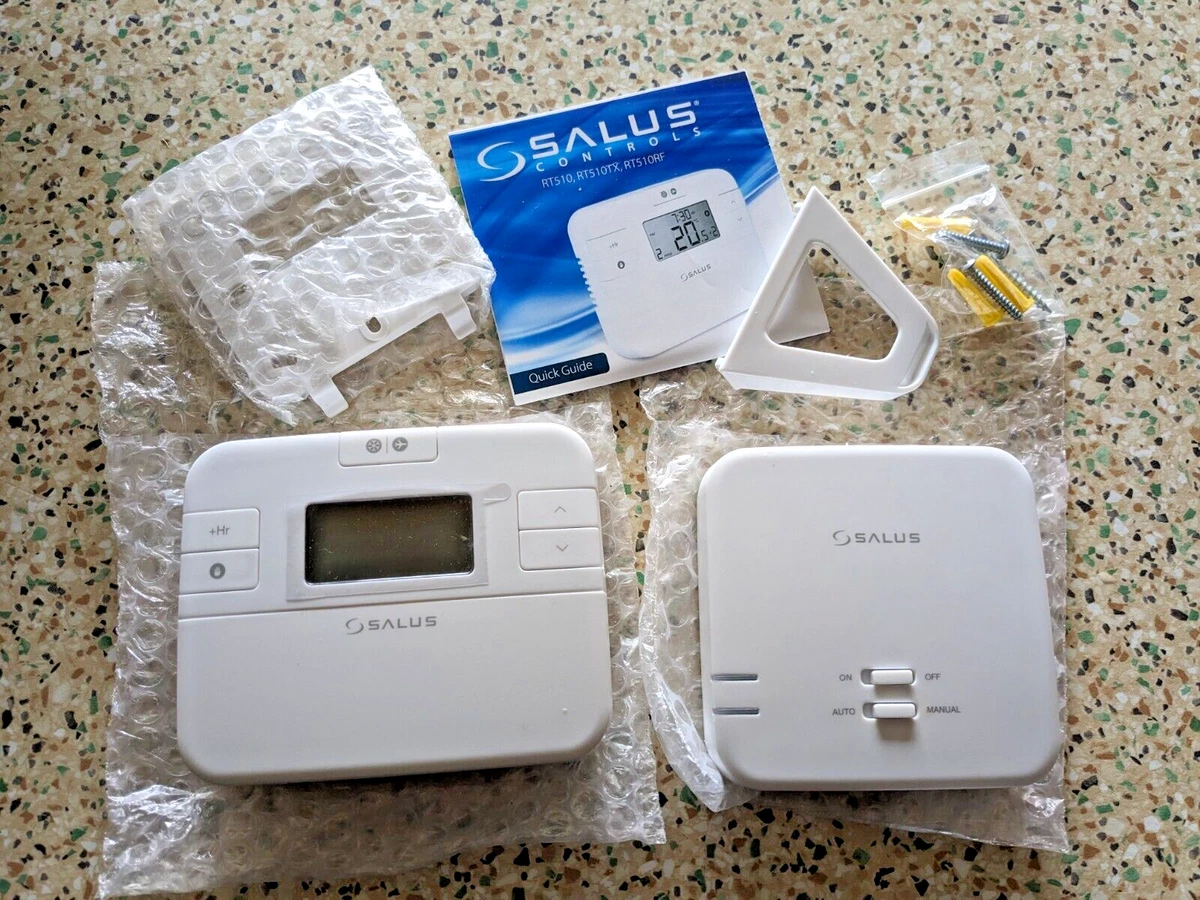 Salus RT510RF digital Thermostat And Wifi Boiler Receiver - Boxed | eBay