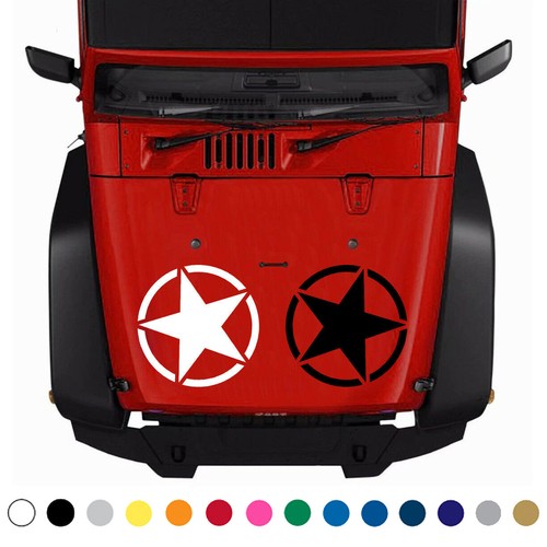 Army Star Hood Decal US American Armed Forces Military Sticker Rear Window v14 - Picture 2 of 18