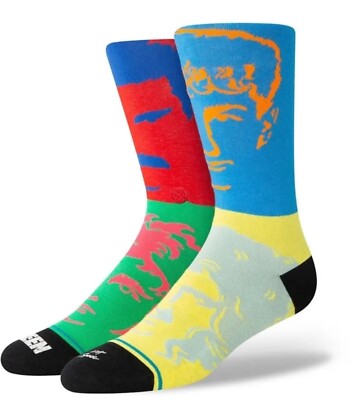 Stance Hot Space QUEEN Multi-Color Casual Crew Socks Unisex Size Medium NWT