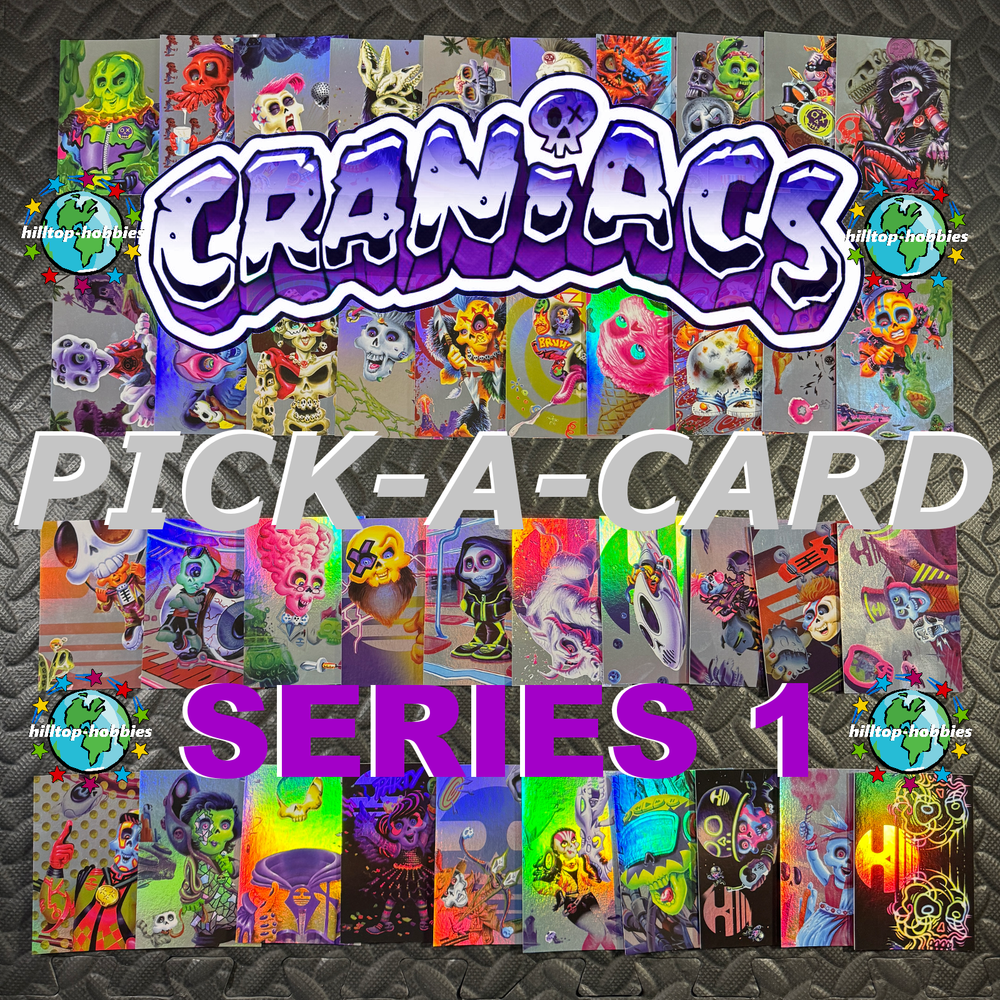2024 CRANIACS SERIES 1 PICK-A-CARD SUBSET RAINBOW CHROME 1-40 garbage pail kids
