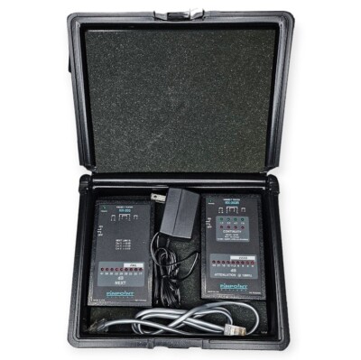 10base-T Tester Master & Remote PinPoint Sytems NX-203 NX-203R w/ Hard Case