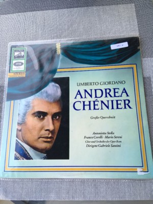 Umberto Giordano Andrea Chenier LP Dir. Gabriele Santini 442f