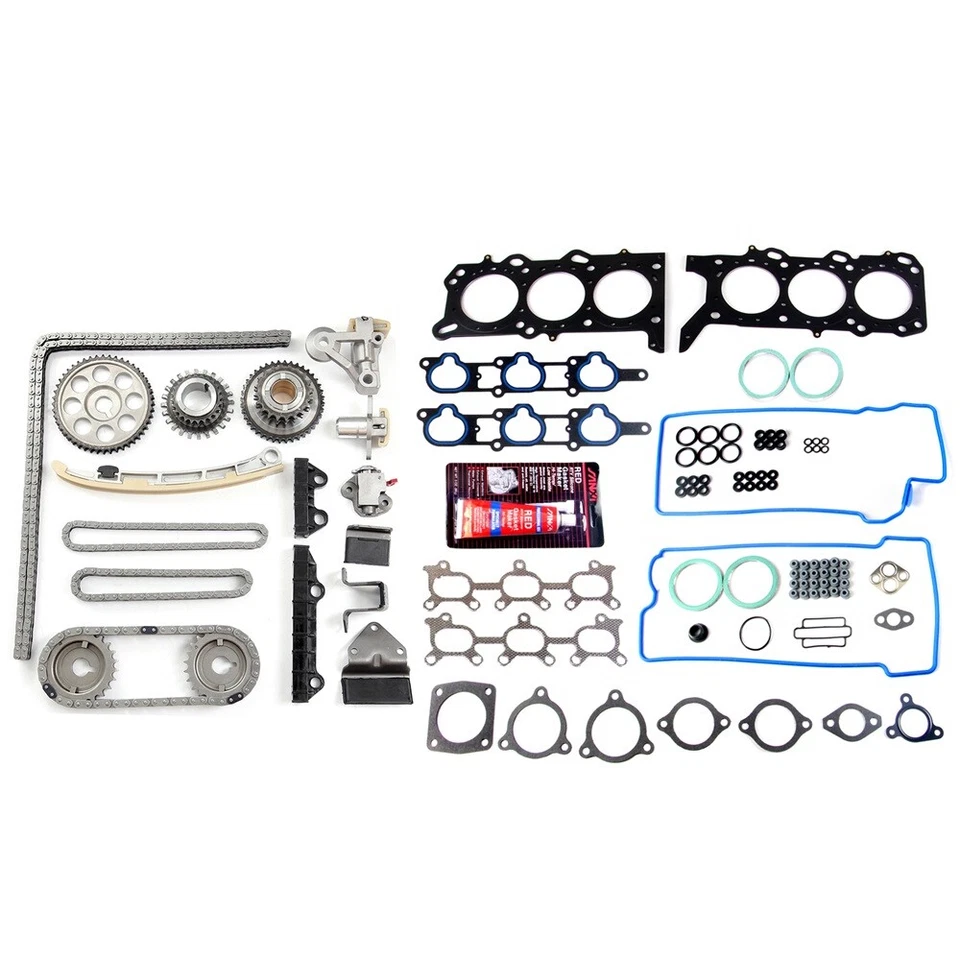Juego de juntas de culata y kit de cadena de distribución para 2002 2003 2004 Suzuki XL-7 2,7 L DOHC Foto 2 de 4