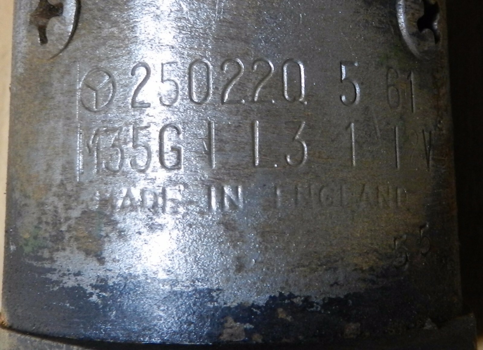1960's Vintage Lucas used starter for MG Midget Austin Healey Lotus 25022Q M35G