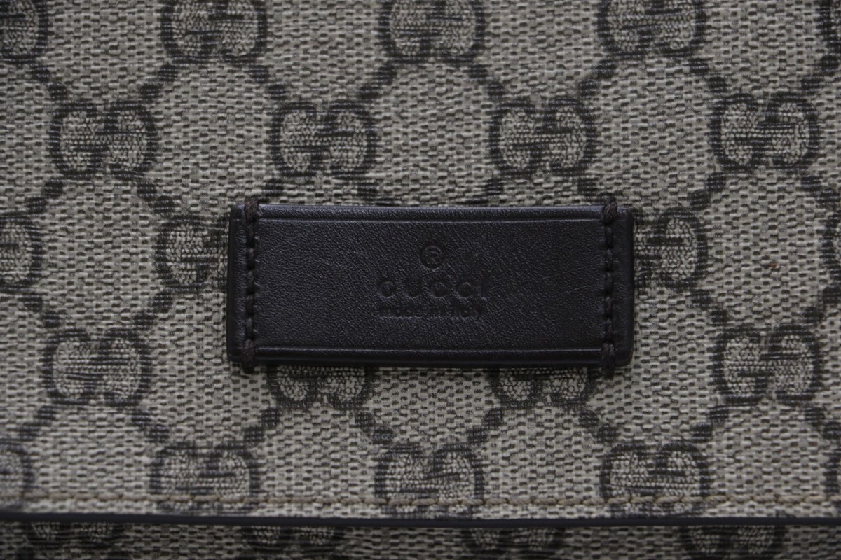 Gucci Large changing Diaper Bag Crossbody GG Supreme Brown 211131 Gucci Large changing Diaper Bag Crossbody GG Supreme Brown 211131