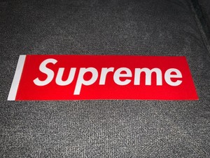 supreme red sticker