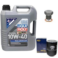 MotoröL Set 10W-40 5 Liter + ÖLfilter + Schraube FüR Audi A4 Seat Inca VW Passat