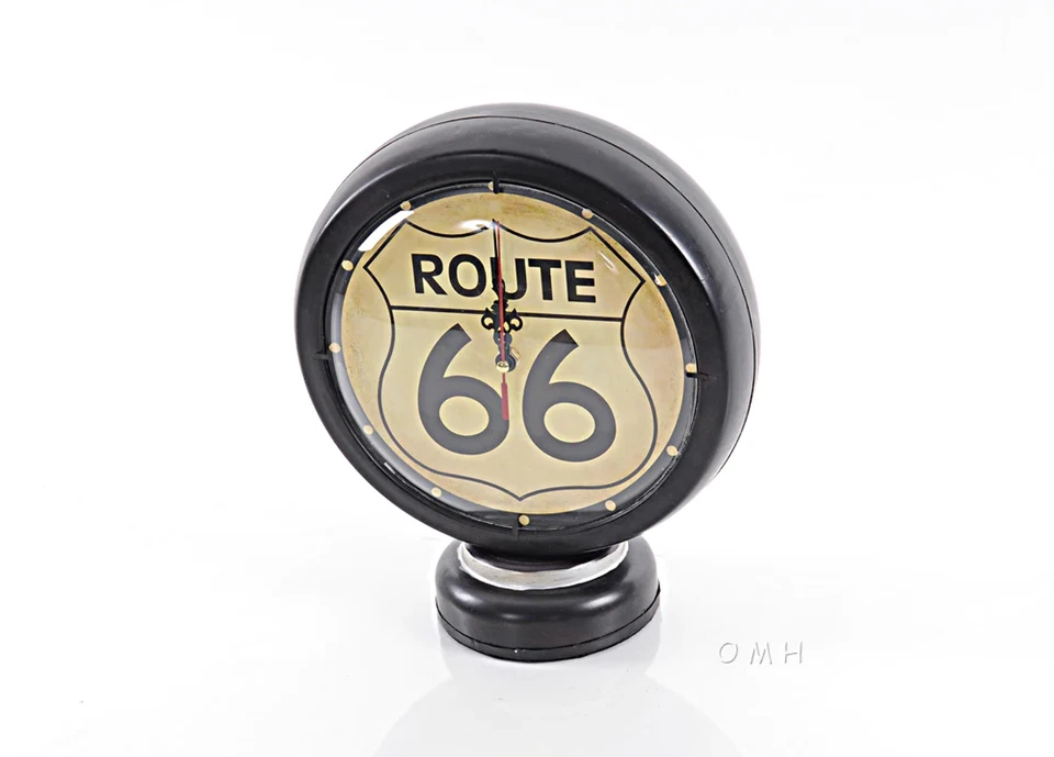 Old Modern Handicrafts® - Black Gasoline 66 Gas Pump Clock - Image 2 of 4