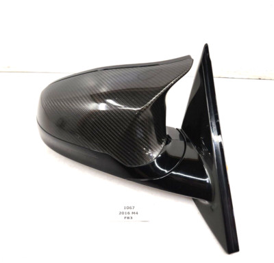  15-20 OEM BMW F82 F83 M4 M Performance Passenger Mirror Auto Dim Camera Carbon*