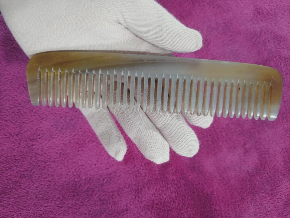 Handcrafted Horn Comb Set of 4 – Viking Style | Eco-Friendly Beard & Hair Comb - Image 2 of 4