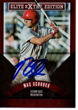 Max Schrock St. Louis Cardinals 2015 Panini Elite Extra Edition Signed Card