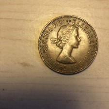 1964 One Penny coin