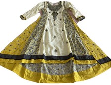 pakistani shalwar kameez stitched 3 piece with crinkle dupata