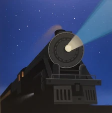 MIDNIGHT EXPRESS. Original Painting By Lynn Curlee