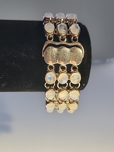 Unbranded Sterling Silver Triple Row Bracelet