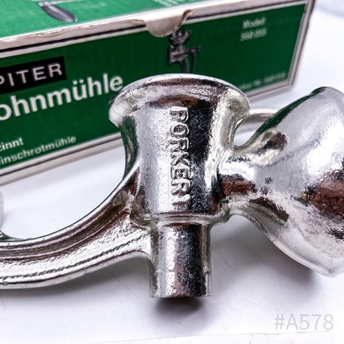 Vintage Jupiter Mohnmühle Kleinschrotmühle verzinnt 560 055 | Czech Republic - Bild 10 von 24