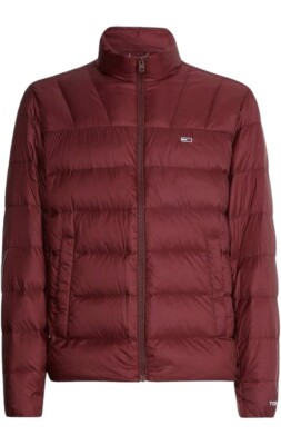 Sommer Daunenjacke von Tommy Hilfiger Deep Rouge Light Down Jacket Gr.M 