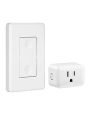 DEWENWILS Remote Control Outlet Plug, 15A/1875W Wireless Light Switch for Lamp