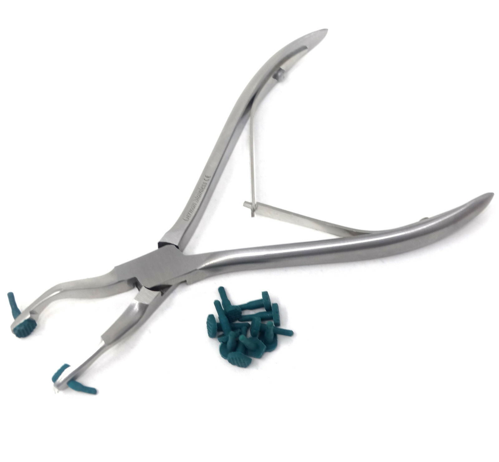 Dental Crown Remover Gripper Pliers Surgical Forceps+10 Removable