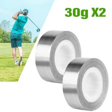 2pcs 30g High Density Lead Tape Roll  1m Lx 12mm W x0.4mm T - Golf Swing Weight