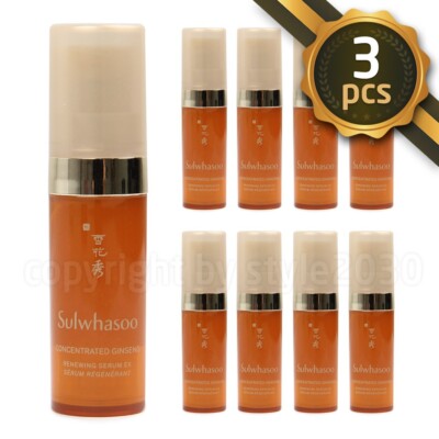 Sulwhasoo Concentrated Ginseng Rejuvenating Serum 5ml x 3pcs (15ml) Anti-Aging