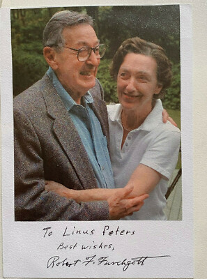 Robert Francis Furchgott  - Nobelpreis Medizin 1998   original Autogramm 