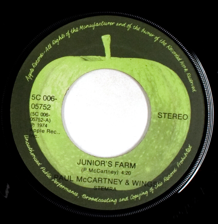 Paul McCartney & Wings – Junior's Farm / Sally G 7