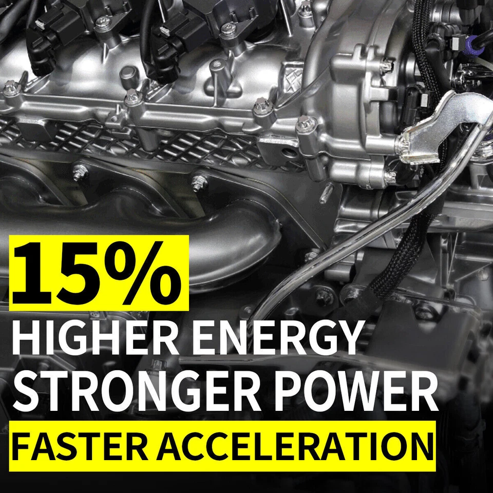 Juego de 8 bobinas de encendido redondas y kit de bujías para Buick Cadillac Chevy GMC Isuzu Foto 3 de 4