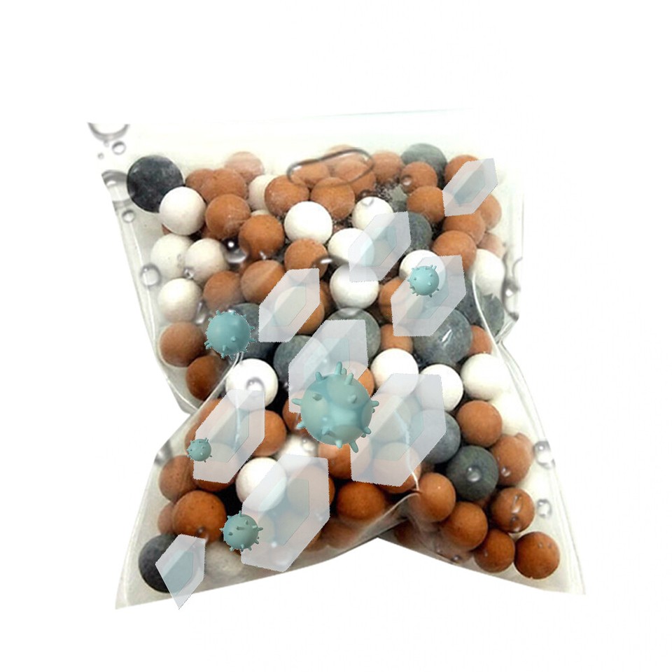A Shower Filter Stone Beads Mineral Stone Balls for Remove Chlorine