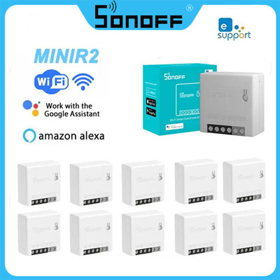 SONOFF MINIR2 WIFI Smart Switch DIY Zwei-Wege APP Steuerung für Alexa eWelink