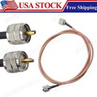 RG400 PL259 UHF mâle vers UHF mâle MIL double bouclier câble coaxial RF longueur multiple