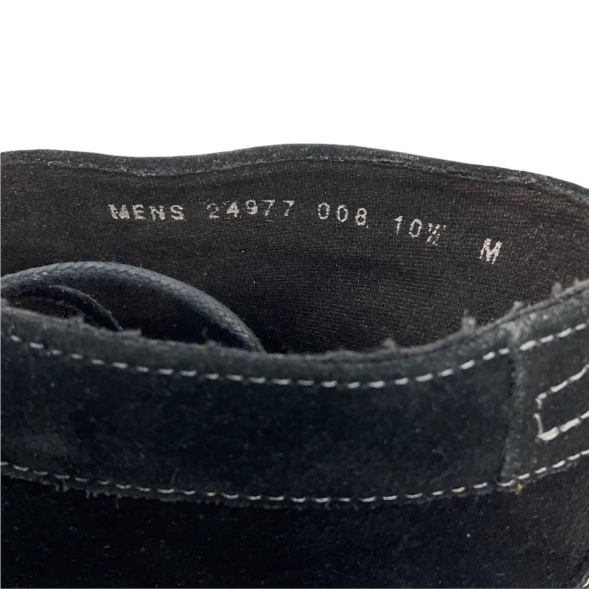 Stacy Adams Shoes Mens Size 10.5 Black Suede Chukka Boots  display picture 1