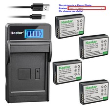 Kastar Battery LCD Charger for Canon LP-E10 Canon EOS Kiss X80 X90 EOS Rebel T7