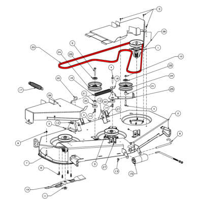 Cutting Deck Belt Fits Cub-cadet XT3 QS137 Pn 754-05025A | eBay