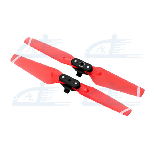 4 pairs 4730F Quick-Release Foldable Propellers Blades Red for DJI Spark Drone - Picture 3 of 9