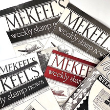 Mekeel's Weekly Stamp News 1947 1949 1950 Vintage Philatelic Newspaper Magazine