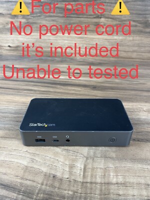   StarTech.com USB-C Dual HDMI Monitor Docking Station - DK30CHHPD 