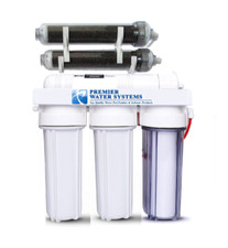 Aquarium Reef Reverse Osmosis 6 Stage RO/DI Water Filter System 75 GPD 0ppm USA