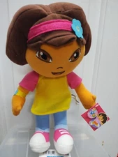 Dora the Explorer plush doll blue Jeans Yellow shirt