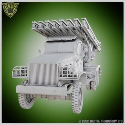 Katjuscha Raketenwerfer - Stalins Orgel 2. Weltkrieg Raketenartillerie - Tabletop Gaming